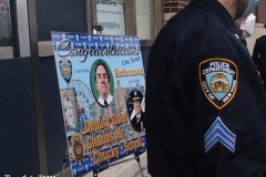 New York City December 31 , 2020 Retirement of NYPD Chief Scholl  Walkout ceremony is the final day that a police officer works where friends, Coworkers and family gather to congratulate them for the service that they provided to the community. Chief Scholl leaves the 60th Precinct in Coney Island Brooklyn.