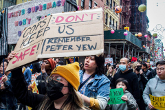 A marching protest, Stop the jail in Chinatown, organized by the Neighbors United Below Canal (NUBC) was held opposing the prospective construction of a new jail in specifically located adjacent to Columbus Park in Chinatown. Residents and long time supporters, key figures and locals all protest against any building which is theorized to be between 20-30 stories high.
The protests are not new and have been an ongoing contingent problem since 2019 when the proposal was passed. 
Amongst those who spoke were U.S. Rep of New York, JERRY NADLER; NUBC Founder, Jan Lee; CCBA’s Raymond Tsang and actress Evelyn Yang.
Sunday, March 20, 2022. (C) Bianca Otero