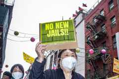 A marching protest, Stop the jail in Chinatown, organized by the Neighbors United Below Canal (NUBC) was held opposing the prospective construction of a new jail in specifically located adjacent to Columbus Park in Chinatown. Residents and long time supporters, key figures and locals all protest against any building which is theorized to be between 20-30 stories high.
The protests are not new and have been an ongoing contingent problem since 2019 when the proposal was passed. 
Amongst those who spoke were U.S. Rep of New York, JERRY NADLER; NUBC Founder, Jan Lee; CCBA’s Raymond Tsang and actress Evelyn Yang.
Sunday, March 20, 2022. (C) Bianca Otero