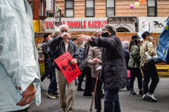 A marching protest, Stop the jail in Chinatown, organized by the Neighbors United Below Canal (NUBC) was held opposing the prospective construction of a new jail in specifically located adjacent to Columbus Park in Chinatown. Residents and long time supporters, key figures and locals all protest against any building which is theorized to be between 20-30 stories high.
The protests are not new and have been an ongoing contingent problem since 2019 when the proposal was passed. 
Amongst those who spoke were U.S. Rep of New York, JERRY NADLER; NUBC Founder, Jan Lee; CCBA’s Raymond Tsang and actress Evelyn Yang.
Sunday, March 20, 2022. (C) Bianca Otero