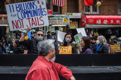 A marching protest, Stop the jail in Chinatown, organized by the Neighbors United Below Canal (NUBC) was held opposing the prospective construction of a new jail in specifically located adjacent to Columbus Park in Chinatown. Residents and long time supporters, key figures and locals all protest against any building which is theorized to be between 20-30 stories high.
The protests are not new and have been an ongoing contingent problem since 2019 when the proposal was passed. 
Amongst those who spoke were U.S. Rep of New York, JERRY NADLER; NUBC Founder, Jan Lee; CCBA’s Raymond Tsang and actress Evelyn Yang.
Sunday, March 20, 2022. (C) Bianca Otero