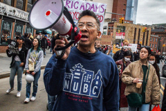 A marching protest, Stop the jail in Chinatown, organized by the Neighbors United Below Canal (NUBC) was held opposing the prospective construction of a new jail in specifically located adjacent to Columbus Park in Chinatown. Residents and long time supporters, key figures and locals all protest against any building which is theorized to be between 20-30 stories high.
The protests are not new and have been an ongoing contingent problem since 2019 when the proposal was passed. 
Amongst those who spoke were U.S. Rep of New York, JERRY NADLER; NUBC Founder, Jan Lee; CCBA’s Raymond Tsang and actress Evelyn Yang.
Sunday, March 20, 2022. (C) Bianca Otero