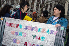 A marching protest, Stop the jail in Chinatown, organized by the Neighbors United Below Canal (NUBC) was held opposing the prospective construction of a new jail in specifically located adjacent to Columbus Park in Chinatown. Residents and long time supporters, key figures and locals all protest against any building which is theorized to be between 20-30 stories high.
The protests are not new and have been an ongoing contingent problem since 2019 when the proposal was passed. 
Amongst those who spoke were U.S. Rep of New York, JERRY NADLER; NUBC Founder, Jan Lee; CCBA’s Raymond Tsang and actress Evelyn Yang.
Sunday, March 20, 2022. (C) Bianca Otero