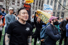 A marching protest, Stop the jail in Chinatown, organized by the Neighbors United Below Canal (NUBC) was held opposing the prospective construction of a new jail in specifically located adjacent to Columbus Park in Chinatown. Residents and long time supporters, key figures and locals all protest against any building which is theorized to be between 20-30 stories high.
The protests are not new and have been an ongoing contingent problem since 2019 when the proposal was passed. 
Amongst those who spoke were U.S. Rep of New York, JERRY NADLER; NUBC Founder, Jan Lee; CCBA’s Raymond Tsang and actress Evelyn Yang.
Sunday, March 20, 2022. (C) Bianca Otero
