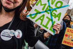 A marching protest, Stop the jail in Chinatown, organized by the Neighbors United Below Canal (NUBC) was held opposing the prospective construction of a new jail in specifically located adjacent to Columbus Park in Chinatown. Residents and long time supporters, key figures and locals all protest against any building which is theorized to be between 20-30 stories high.
The protests are not new and have been an ongoing contingent problem since 2019 when the proposal was passed. 
Amongst those who spoke were U.S. Rep of New York, JERRY NADLER; NUBC Founder, Jan Lee; CCBA’s Raymond Tsang and actress Evelyn Yang.
Sunday, March 20, 2022. (C) Bianca Otero