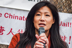 A marching protest, Stop the jail in Chinatown, organized by the Neighbors United Below Canal (NUBC) was held opposing the prospective construction of a new jail in specifically located adjacent to Columbus Park in Chinatown. Residents and long time supporters, key figures and locals all protest against any building which is theorized to be between 20-30 stories high.
The protests are not new and have been an ongoing contingent problem since 2019 when the proposal was passed. 
Amongst those who spoke were U.S. Rep of New York, JERRY NADLER; NUBC Founder, Jan Lee; CCBA’s Raymond Tsang and actress Evelyn Yang.
Sunday, March 20, 2022. (C) Bianca Otero