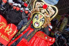 Thousands came out on a beautiful sunny day for the NYC Chinatown Chinese New Year Parade,  Sunday, February 20, 2022 (C) Bianca Otero