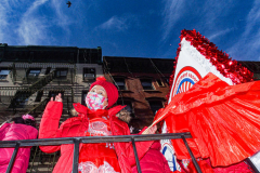 Thousands came out on a beautiful sunny day for the NYC Chinatown Chinese New Year Parade,  Sunday, February 20, 2022 (C) Bianca Otero