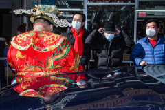 Thousands came out on a beautiful sunny day for the NYC Chinatown Chinese New Year Parade,  Sunday, February 20, 2022 (C) Bianca Otero