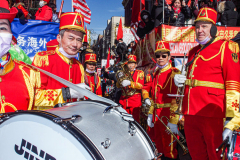 Thousands came out on a beautiful sunny day for the NYC Chinatown Chinese New Year Parade,  Sunday, February 20, 2022 (C) Bianca Otero