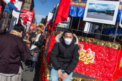 Thousands came out on a beautiful sunny day for the NYC Chinatown Chinese New Year Parade,  Sunday, February 20, 2022 (C) Bianca Otero