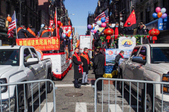 Thousands came out on a beautiful sunny day for the NYC Chinatown Chinese New Year Parade,  Sunday, February 20, 2022 (C) Bianca Otero