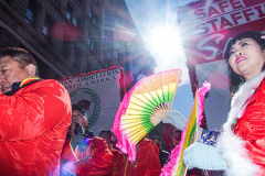Thousands came out on a beautiful sunny day for the NYC Chinatown Chinese New Year Parade,  Sunday, February 20, 2022 (C) Bianca Otero