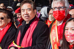 Thousands came out on a beautiful sunny day for the NYC Chinatown Chinese New Year Parade,  Sunday, February 20, 2022 (C) Bianca Otero