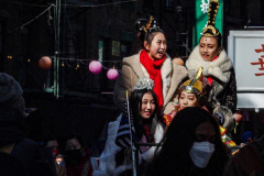 Thousands came out on a beautiful sunny day for the NYC Chinatown Chinese New Year Parade,  Sunday, February 20, 2022 (C) Bianca Otero