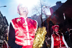 Thousands came out on a beautiful sunny day for the NYC Chinatown Chinese New Year Parade,  Sunday, February 20, 2022 (C) Bianca Otero