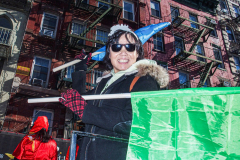Thousands came out on a beautiful sunny day for the NYC Chinatown Chinese New Year Parade,  Sunday, February 20, 2022 (C) Bianca Otero