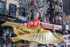 Thousands came out on a beautiful sunny day for the NYC Chinatown Chinese New Year Parade,  Sunday, February 20, 2022 (C) Bianca Otero