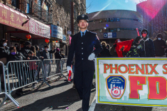 Thousands came out on a beautiful sunny day for the NYC Chinatown Chinese New Year Parade,  Sunday, February 20, 2022 (C) Bianca Otero