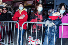 Thousands came out on a beautiful sunny day for the NYC Chinatown Chinese New Year Parade,  Sunday, February 20, 2022 (C) Bianca Otero