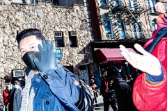 Thousands came out on a beautiful sunny day for the NYC Chinatown Chinese New Year Parade,  Sunday, February 20, 2022 (C) Bianca Otero