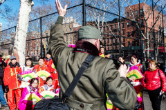Thousands came out on a beautiful sunny day for the NYC Chinatown Chinese New Year Parade,  Sunday, February 20, 2022 (C) Bianca Otero