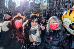 Thousands came out on a beautiful sunny day for the NYC Chinatown Chinese New Year Parade,  Sunday, February 20, 2022 (C) Bianca Otero
