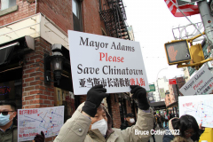 February 20, 2022  New York, 
 24TH ANNUAL CHINATOWN LUNAR NEW YEAR PARADE. N.Y. Governor Kathy Hochul
along with N.Y.C. Mayor Eric Adams in the Lunar New Year Parade.
 community residence Protest the building of a new jail in Chinatown