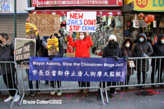 February 20, 2022  New York, 
 24TH ANNUAL CHINATOWN LUNAR NEW YEAR PARADE. N.Y. Governor Kathy Hochul
along with N.Y.C. Mayor Eric Adams in the Lunar New Year Parade.
 community residence Protest the building of a new jail in Chinatown