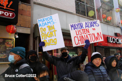 February 20, 2022  New York, 
 24TH ANNUAL CHINATOWN LUNAR NEW YEAR PARADE. N.Y. Governor Kathy Hochul
along with N.Y.C. Mayor Eric Adams in the Lunar New Year Parade.
 community residence Protest the building of a new jail in Chinatown