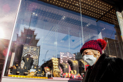 Celebrations of the Chinese Lunar New Year 2022 took place in Chinatown in Manhattan, NYC. It is the Year of the Tiger. 
Hundreds partook in the festivities where there were ceremonial dances, crackers and fireworks. NYC Mayor Eric Adams as well as other local politicians came in attendance. Manhattan, NYC. (C) Bianca Otero