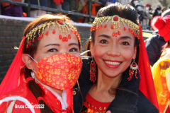 February 1, 2022  New York   
Year of the Tiger Lunar New Year's firecracker Ceremony held in Sara D. Roosevelt Park.in New York City's Chinatown neighborhood.