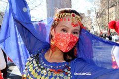 February 1, 2022  New York   
Year of the Tiger Lunar New Year's firecracker Ceremony held in Sara D. Roosevelt Park.in New York City's Chinatown neighborhood.