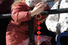 February 1, 2022  New York   
Year of the Tiger Lunar New Year's firecracker Ceremony held in Sara D. Roosevelt Park.in New York City's Chinatown neighborhood.