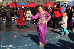 February 1, 2022  New York   
Year of the Tiger Lunar New Year's firecracker Ceremony held in Sara D. Roosevelt Park.in New York City's Chinatown neighborhood.