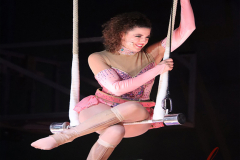 Elli Huber is an internationally acclaimed aerialist and singer with a background in dance, on-screen acting and music. She trained worldwide at Aerialize - Sydney Aerial Theatre in Australia, The Beijing International Arts School in China and Ecole Leotard in Montreal, Canada with world-renowned trapeze coach Victor Fomine. One of the performers in the Big Apple Circus in Lincoln Center Plaza, New York City on 14 Jan 2022