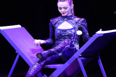 Kateryna Nikiforova was born into a family of non-circus artists in a small town in Ukraine, as a child Kateryna performed gymnastics and dancing. At the age of 10, she studied at her first circus studio. She instantly fell in love with the art and by the age of 16 followed her older sister and went to Kyiv Circus Academy to become a professional circus artist. With her sister as her inspiration, Kateryna loved performing to the point where a full day of practice was not difficult for her. Everything was new and so interesting. Kateryna and her sister are the first generation of circus performers in the family. One of the performers in the Big Apple Circus in Lincoln Center Plaza, New York City on 14 Jan 2022