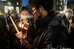 Columbia University Students and Faculty hold a candlelight vigil for Davide Giri, a 30-year-old doctoral student at the School of Engineering and Applied Science, who was killed in a violent attack near campus
on Thursday night. An Italian tourist was also injured, after an “ecstatic” man went on a random stabbing rampage in New York City.
The suspect, an alleged 25-year-old gang member on parole, was nabbed by the NYPD in Central Park after allegedly threatening a third man with a large kitchen knife, police said.