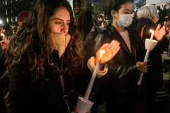 Columbia University Students and Faculty hold a candlelight vigil for Davide Giri, a 30-year-old doctoral student at the School of Engineering and Applied Science, who was killed in a violent attack near campus
on Thursday night. An Italian tourist was also injured, after an “ecstatic” man went on a random stabbing rampage in New York City.
The suspect, an alleged 25-year-old gang member on parole, was nabbed by the NYPD in Central Park after allegedly threatening a third man with a large kitchen knife, police said.