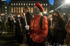 Columbia University Students and Faculty hold a candlelight vigil for Davide Giri, a 30-year-old doctoral student at the School of Engineering and Applied Science, who was killed in a violent attack near campus
on Thursday night. An Italian tourist was also injured, after an “ecstatic” man went on a random stabbing rampage in New York City.
The suspect, an alleged 25-year-old gang member on parole, was nabbed by the NYPD in Central Park after allegedly threatening a third man with a large kitchen knife, police said.