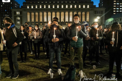 Columbia University Students and Faculty hold a candlelight vigil for Davide Giri, a 30-year-old doctoral student at the School of Engineering and Applied Science, who was killed in a violent attack near campus
on Thursday night. An Italian tourist was also injured, after an “ecstatic” man went on a random stabbing rampage in New York City.
The suspect, an alleged 25-year-old gang member on parole, was nabbed by the NYPD in Central Park after allegedly threatening a third man with a large kitchen knife, police said.