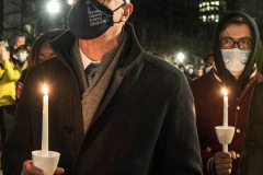 Columbia University Students and Faculty hold a candlelight vigil for Davide Giri, a 30-year-old doctoral student at the School of Engineering and Applied Science, who was killed in a violent attack near campus
on Thursday night. An Italian tourist was also injured, after an “ecstatic” man went on a random stabbing rampage in New York City.
The suspect, an alleged 25-year-old gang member on parole, was nabbed by the NYPD in Central Park after allegedly threatening a third man with a large kitchen knife, police said.