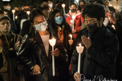 Columbia University Students and Faculty hold a candlelight vigil for Davide Giri, a 30-year-old doctoral student at the School of Engineering and Applied Science, who was killed in a violent attack near campus
on Thursday night. An Italian tourist was also injured, after an “ecstatic” man went on a random stabbing rampage in New York City.
The suspect, an alleged 25-year-old gang member on parole, was nabbed by the NYPD in Central Park after allegedly threatening a third man with a large kitchen knife, police said.