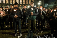 Columbia University Students and Faculty hold a candlelight vigil for Davide Giri, a 30-year-old doctoral student at the School of Engineering and Applied Science, who was killed in a violent attack near campus
on Thursday night. An Italian tourist was also injured, after an “ecstatic” man went on a random stabbing rampage in New York City.
The suspect, an alleged 25-year-old gang member on parole, was nabbed by the NYPD in Central Park after allegedly threatening a third man with a large kitchen knife, police said.