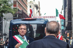 The annual Columbus Parade in NYC took place on between 42nd and 72nd on 5th avenue again this year, after last year’s COVID hiatus, attracting thousands of spectators to watch. The festivities were filled with an abundance of floats and key figure participants in the iconic parade also known as;  “US’s biggest Italian-American Heritage Parade.” 
President Biden also commemorated both today as both Columbus Day and National Indigenous Day.     (C) Bianca Otero. NYC. October 10, 2021.