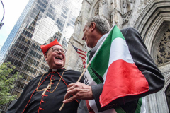 The annual Columbus Parade in NYC took place on between 42nd and 72nd on 5th avenue again this year, after last year’s COVID hiatus, attracting thousands of spectators to watch. The festivities were filled with an abundance of floats and key figure participants in the iconic parade also known as;  “US’s biggest Italian-American Heritage Parade.” 
President Biden also commemorated both today as both Columbus Day and National Indigenous Day.     (C) Bianca Otero. NYC. October 10, 2021.
