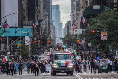 The annual Columbus Parade in NYC took place on between 42nd and 72nd on 5th avenue again this year, after last year’s COVID hiatus, attracting thousands of spectators to watch. The festivities were filled with an abundance of floats and key figure participants in the iconic parade also known as;  “US’s biggest Italian-American Heritage Parade.” 
President Biden also commemorated both today as both Columbus Day and National Indigenous Day.     (C) Bianca Otero. NYC. October 10, 2021.