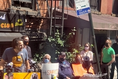 Several Comedy clubs from NYC held a rally to urge Gov. Cuomo to open up their venues.