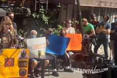Several Comedy clubs from NYC held a rally to urge Gov. Cuomo to open up their venues.