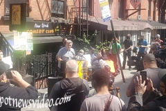 Several Comedy clubs from NYC held a rally to urge Gov. Cuomo to open up their venues.